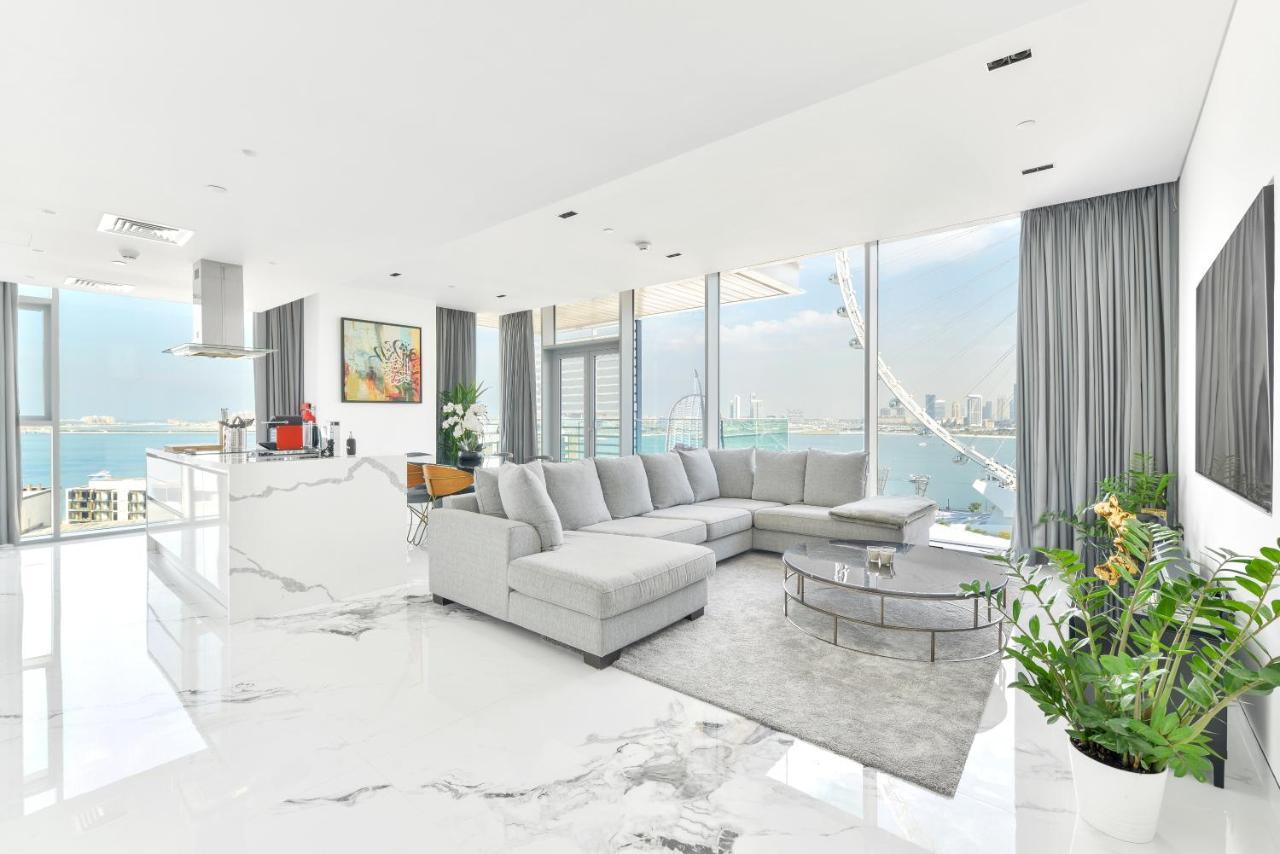 Luxurious 3 Bedroom W Maidroom In Bluewaters Island Dubai Exterior foto